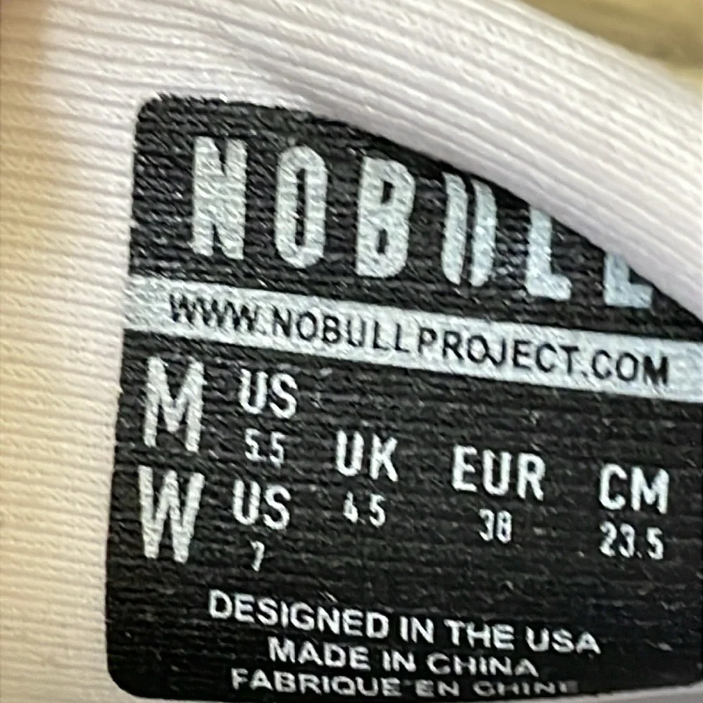 NOBULL White High Top Canvas Trainers